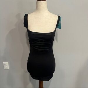 Spanx Assets Open Bust Slip Tank‎ Top Black Medium
